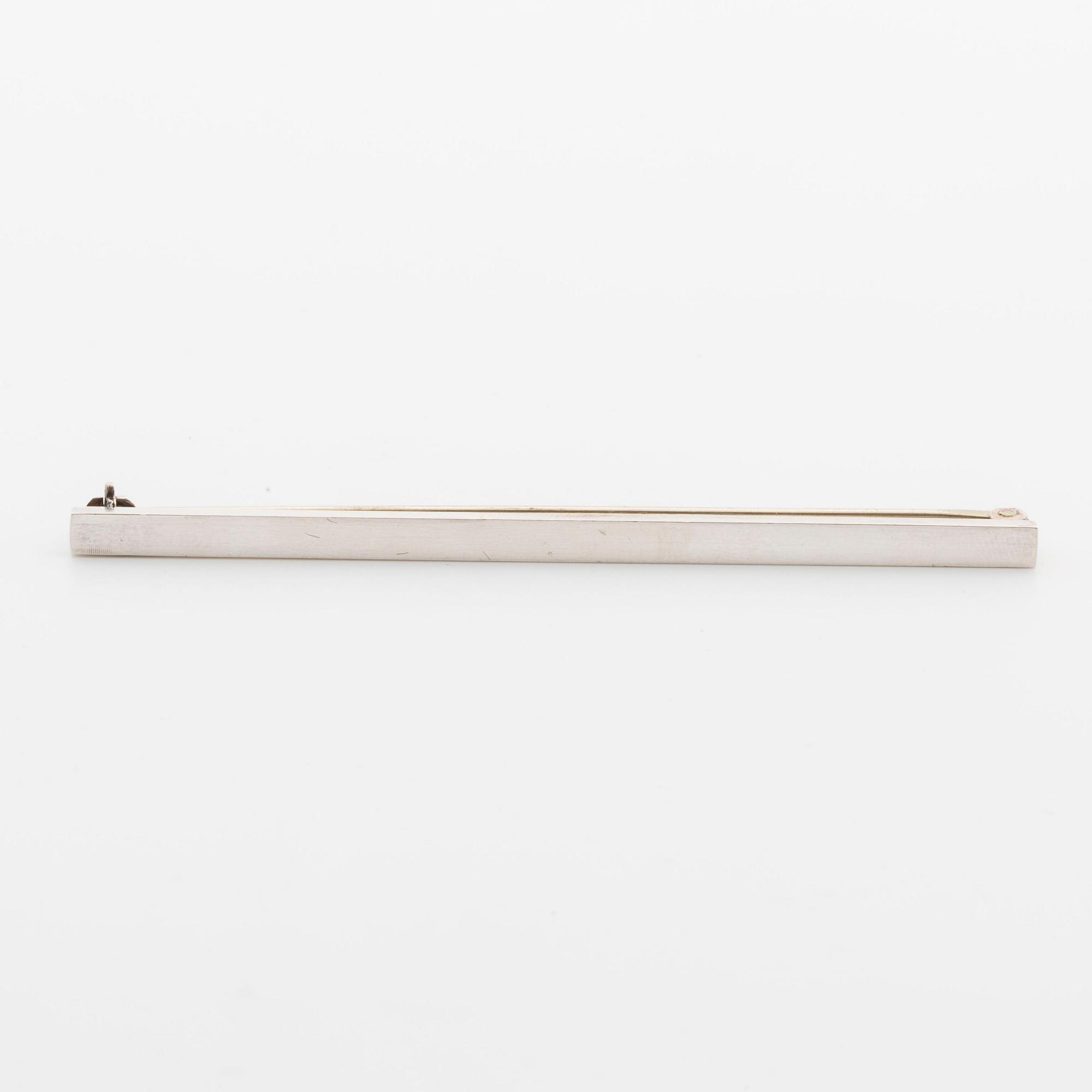 WIWEN NILSSON, brosch, silver Lund 1937,