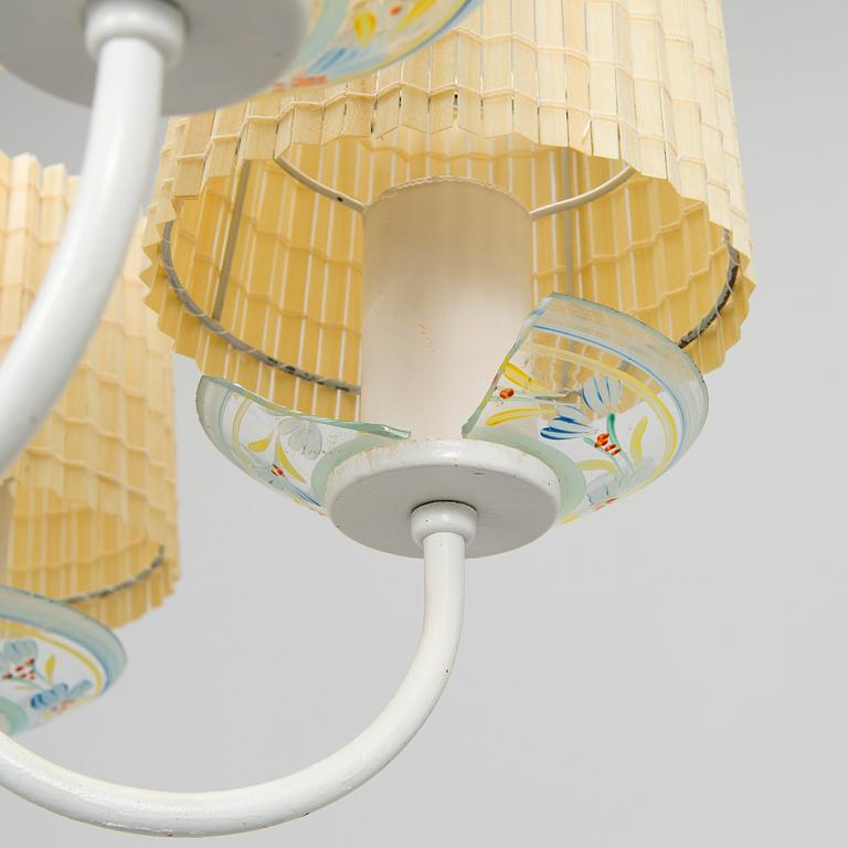 Paavo Tynell, takkrona, modell 1752, för Taito och Köklax Glasbruk, 1940-tal.