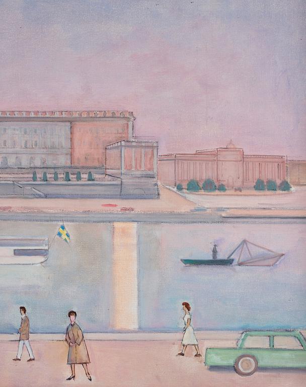 Einar Jolin, View over The Royal Palace of Stockholm.