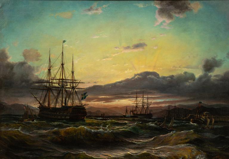 Adolf Nordling, Marin med svenskflaggade fartyg.