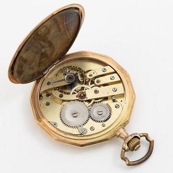 Pocket watch, hunter, 53 mm.