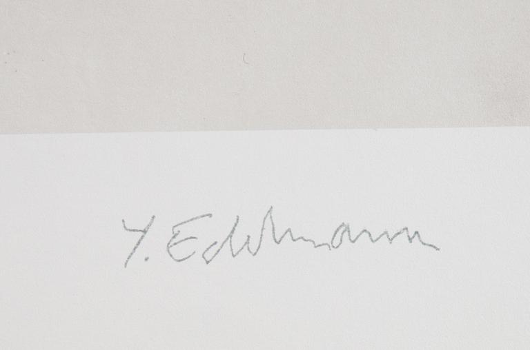 Yrjö Edelmann, lithograph in colours, 1991, signed 139/150.