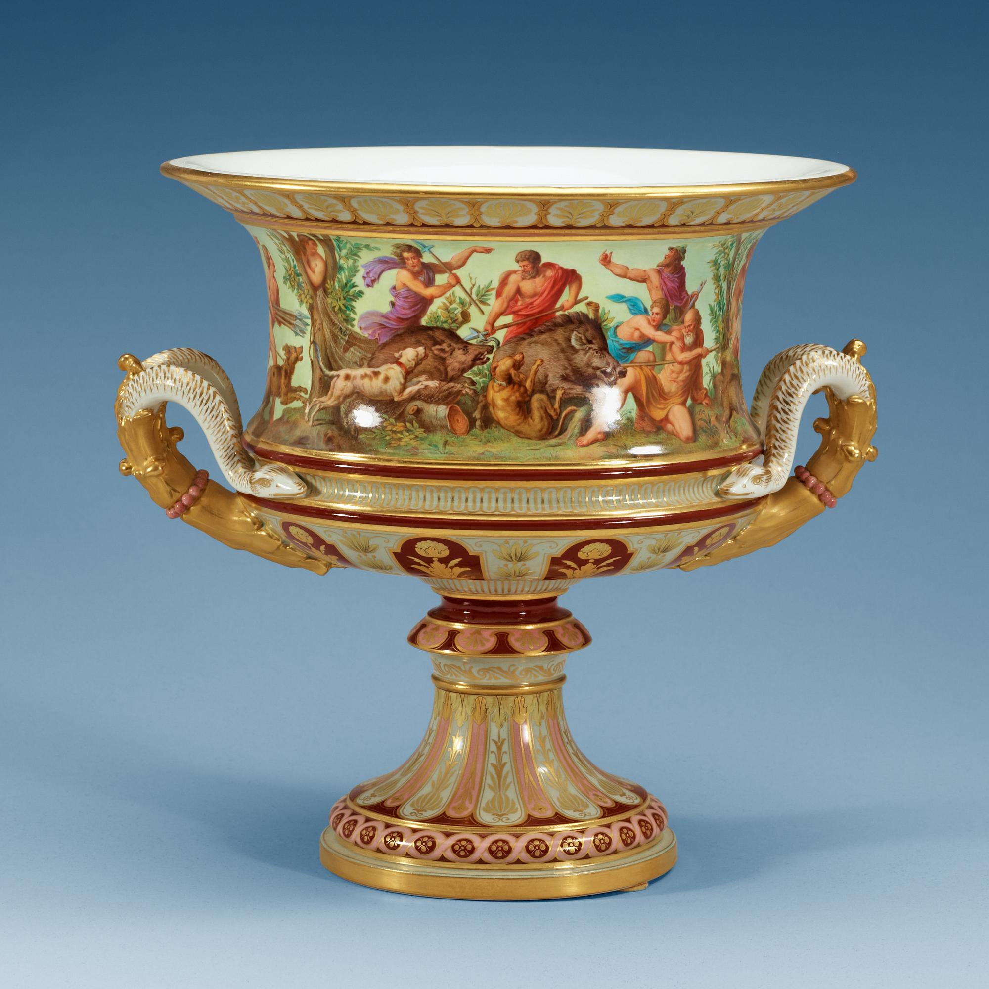 A Meissen vase, 19th Century.