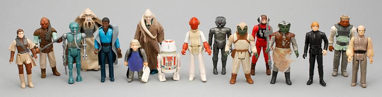 PARTI STAR WARS, 38 delar, Kenner, 1970/80-tal.