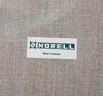 FÅTÖLJ MED FOTPALL, Norells, 1900-talets andra hälft.