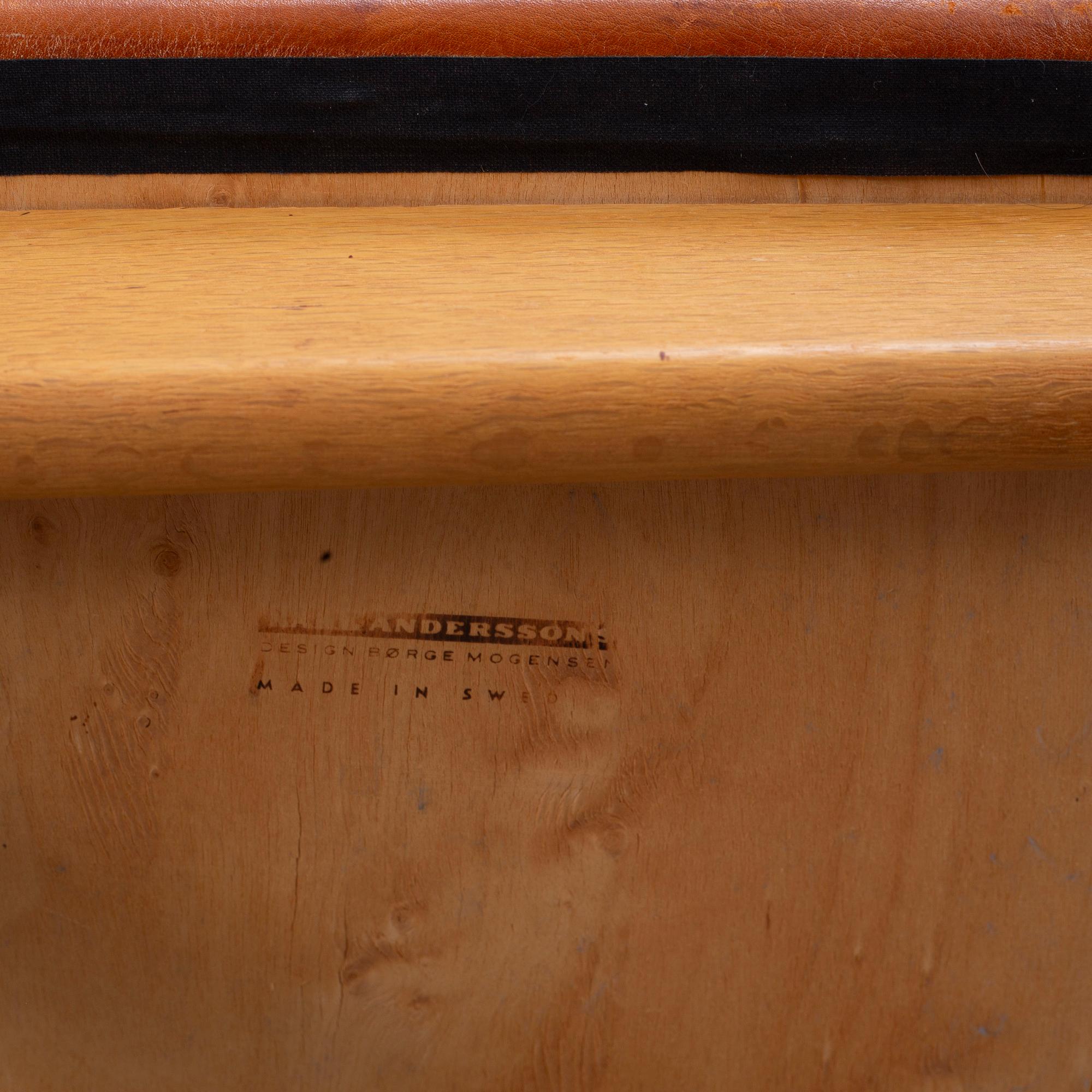 Børge Mogensen, six chairs, "Öresund", Karl Andersson & Söner, Huskvarna.