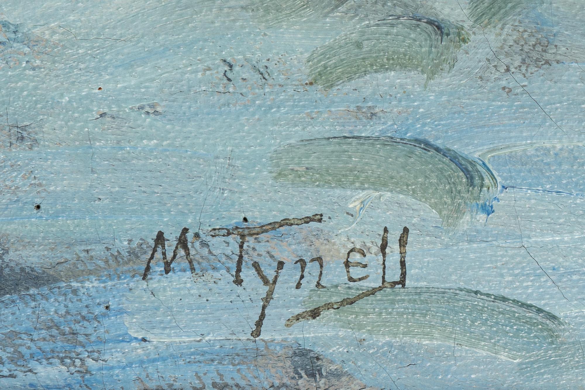 Märtha Tynell, olja på duk, signerad.