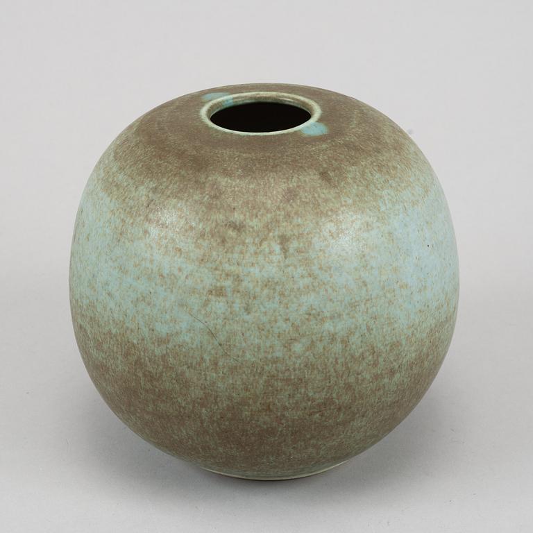 John Andersson, Höganäs and Jörgen Wulff, two stoneware vases, mid 20th Century.