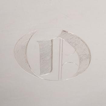 BRICKA, sterlingsilver, "Chippendale" Gorham, Rhode Island, USA 1954. Vikt ca 776,5 g.