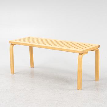 Alvar Aalto, a model 153A bench, Artek, Finland.