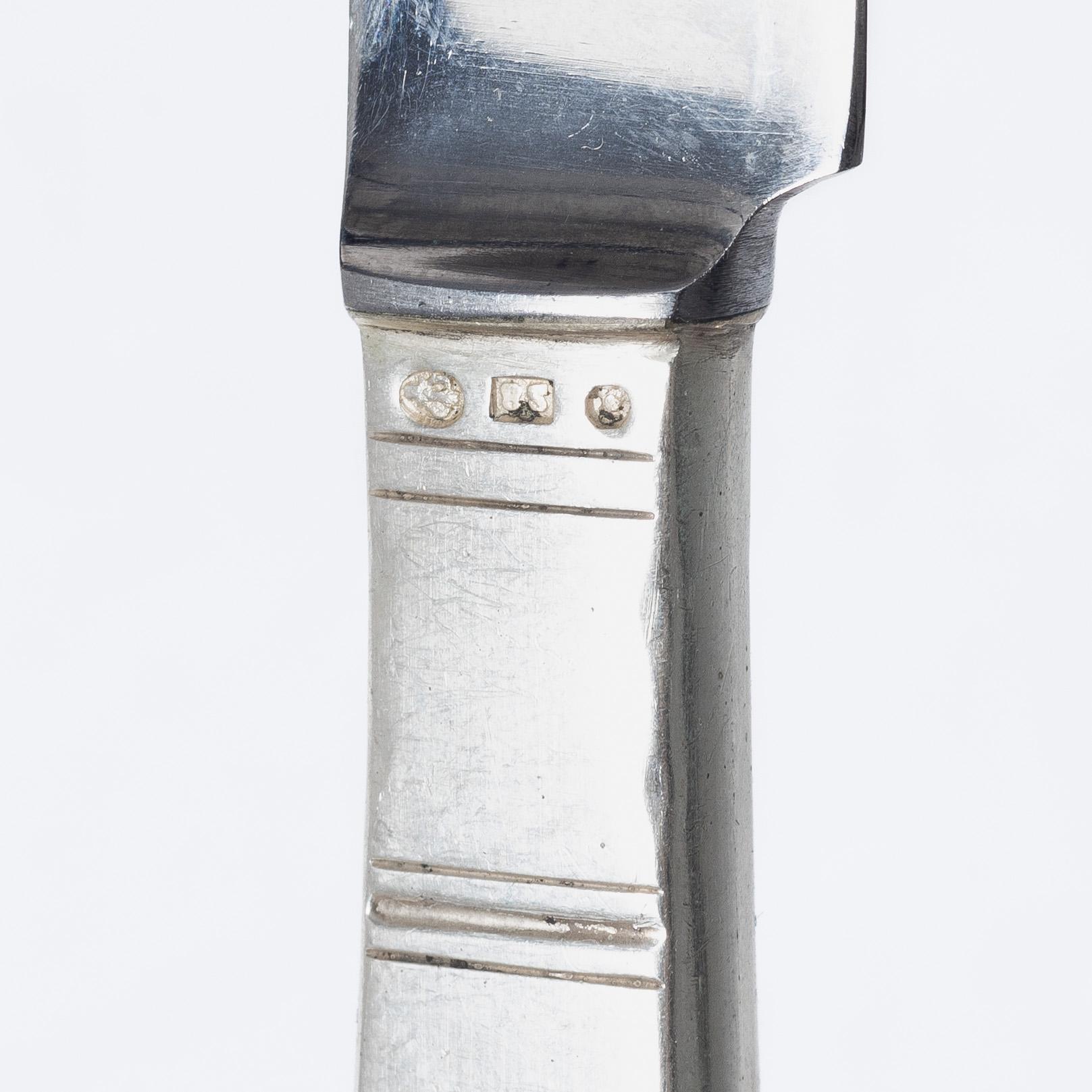 Bestickservis, 103 delar, silver, "Rosenholm", GAB, Stockholm, 1930/40-tal.