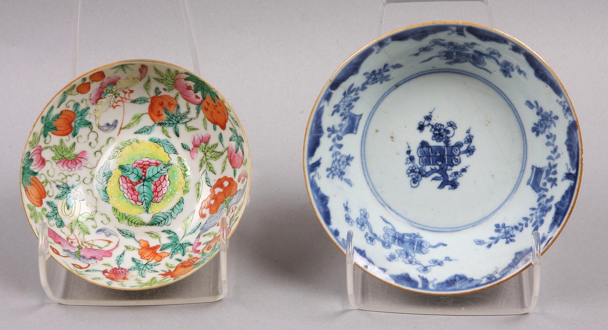 PARTI PORSLIN, 4 delar, Kina. Bla 1700-tal.