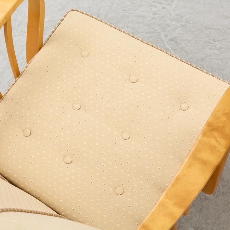 A pair of 1940s Swedish Modern armchairs.