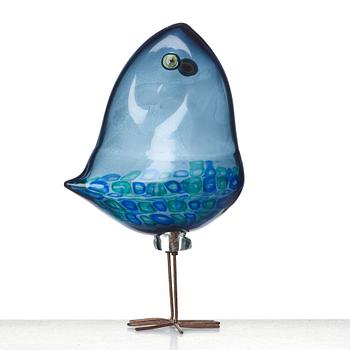 Alessandro Pianon, a "Pulcino" glass bird, Vistosi, Italy 1960's.