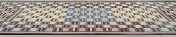 Alice Lund, A CARPET, flat weave, ca 507,5 x 305 cm, designed by Alice Lund.