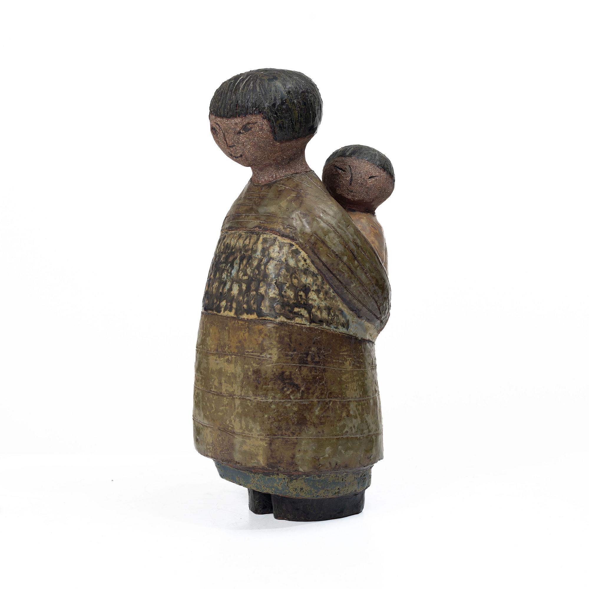 Lisa Larson, figurin, stengods, Japanskan, Gustavsberg.