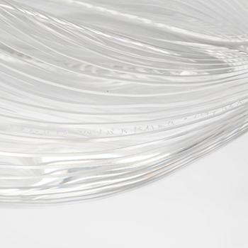 Tapio Wirkkala, konstglas, modell 3342, signerad Tapio Wirkkala Iittala.