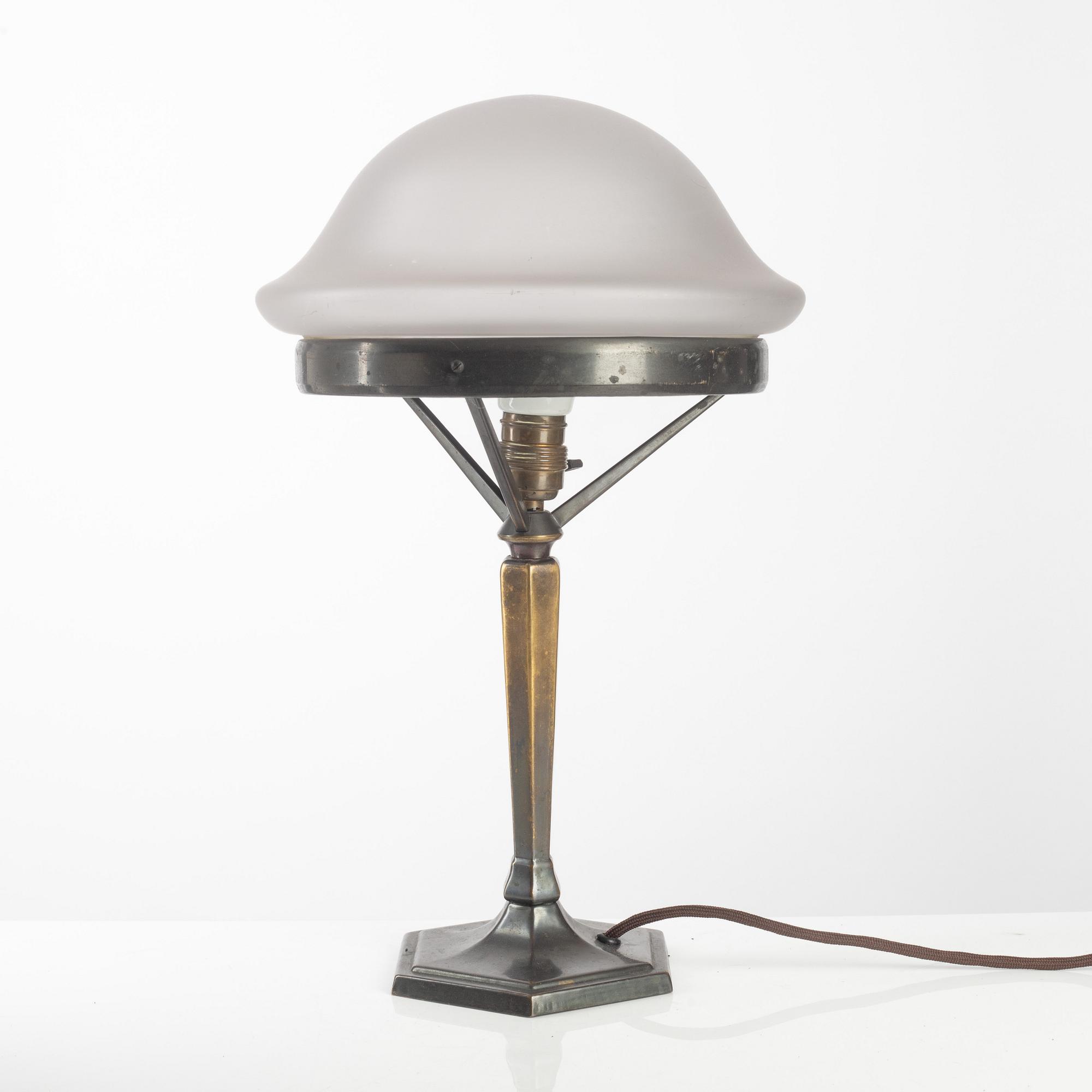 Arvid Böhlmarks Lampfabrik, a table lamp model "6622", Stockholm 1910s-1920s.