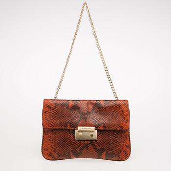 Michael Kors Python Print Leather Bag.
