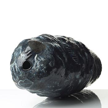 Eva Bengtsson, a stoneware floor vase, Frillesås, Sweden.