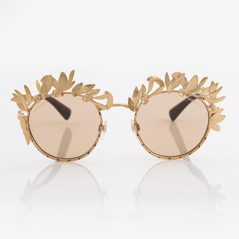 Chanel, sunglasses.