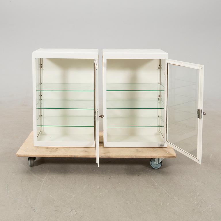 Medical cabinets, 2 pcs, Central Europe, mid-20th century.