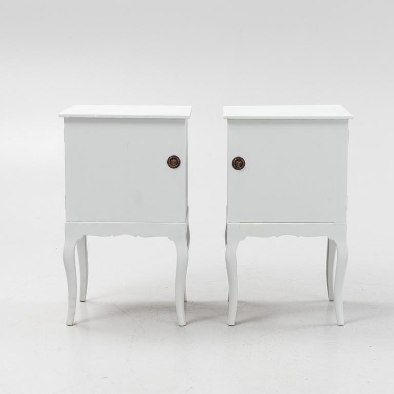 Sängbord, ett par, 1900-talets första hälft.