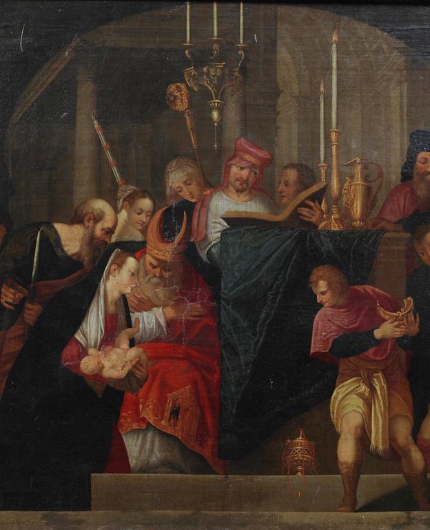 OKÄND KONSTNÄR, flamländsk skola, olja på duk, 1700-tal.