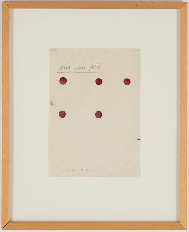 Anders Widoff, oil on melitrace, signed and dated -96.