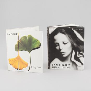 Two photo books, "David Bailey- Birth of the cool 1957-1969" and "Irving Penn- Passage- a work record".