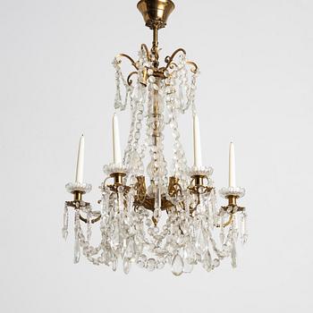 Chandelier, mid-20th century.