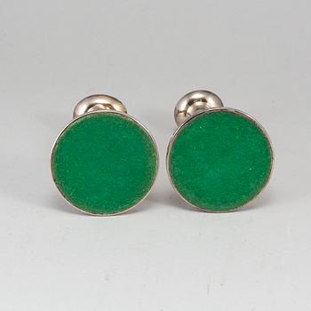 A pair of Swedish 20th century silver candlesticks, mark of Erik Löfman, Uppsala 1979.