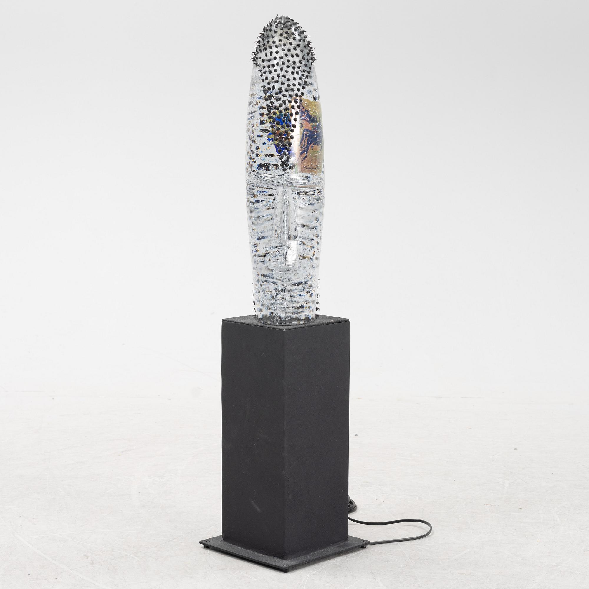 Kjell Engman, glasskulptur, Kosta Boda, unik.