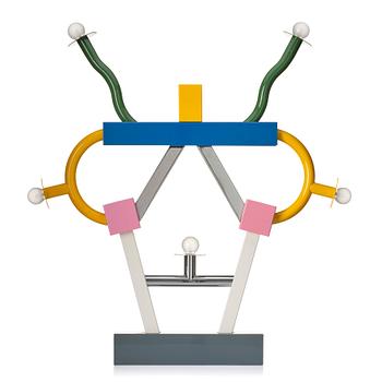 9. Ettore Sottsass, bordslampa, "Ashoka", Memphis, Italien, efter 1981.