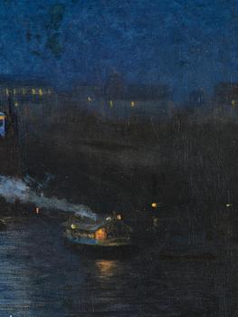 Niels Björnson-Möller, attributed to, "Mariahissen i kvällsbelysning".
