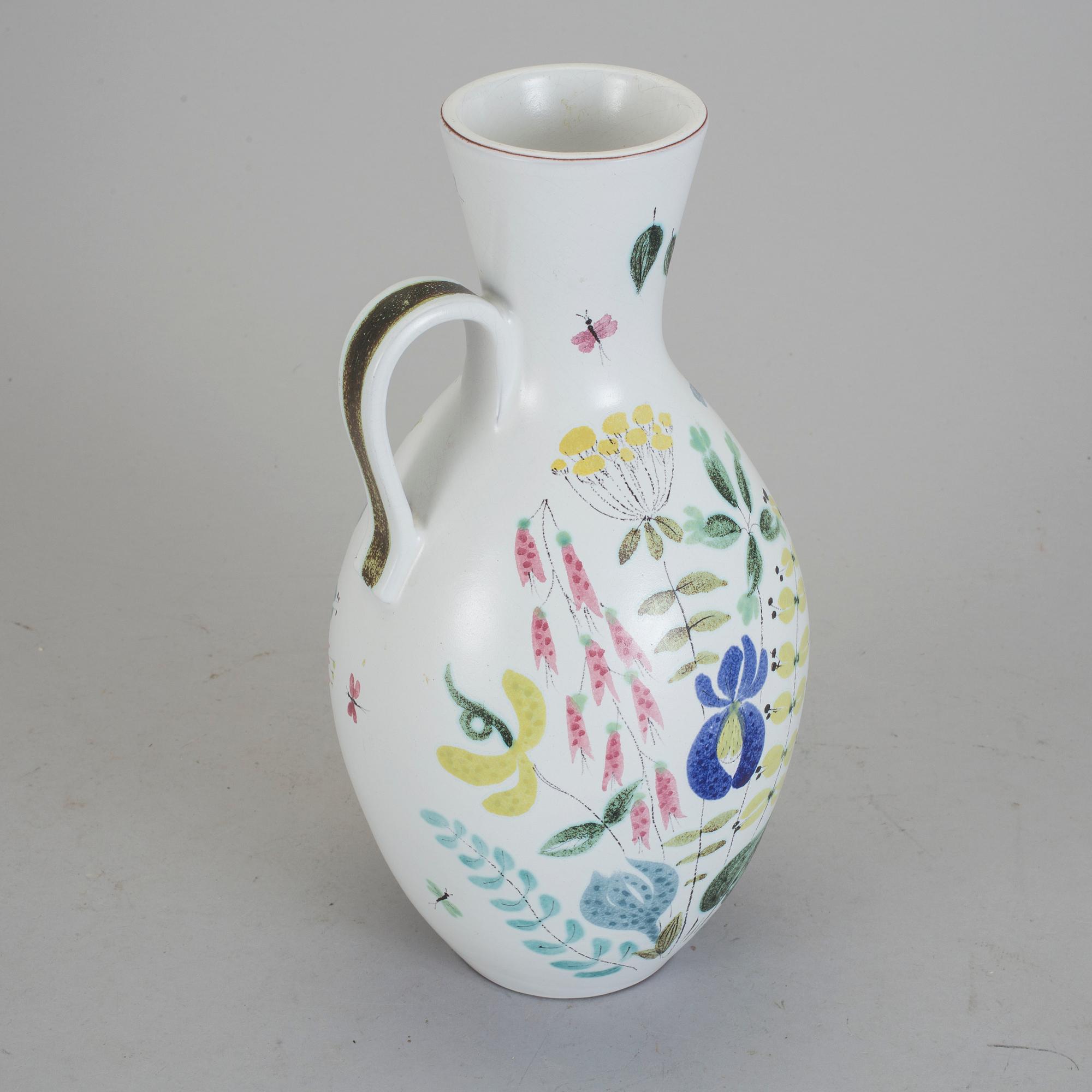 KANNA, fajans, Stig Lindberg, Gustavsberg, 1940-/50-tal.