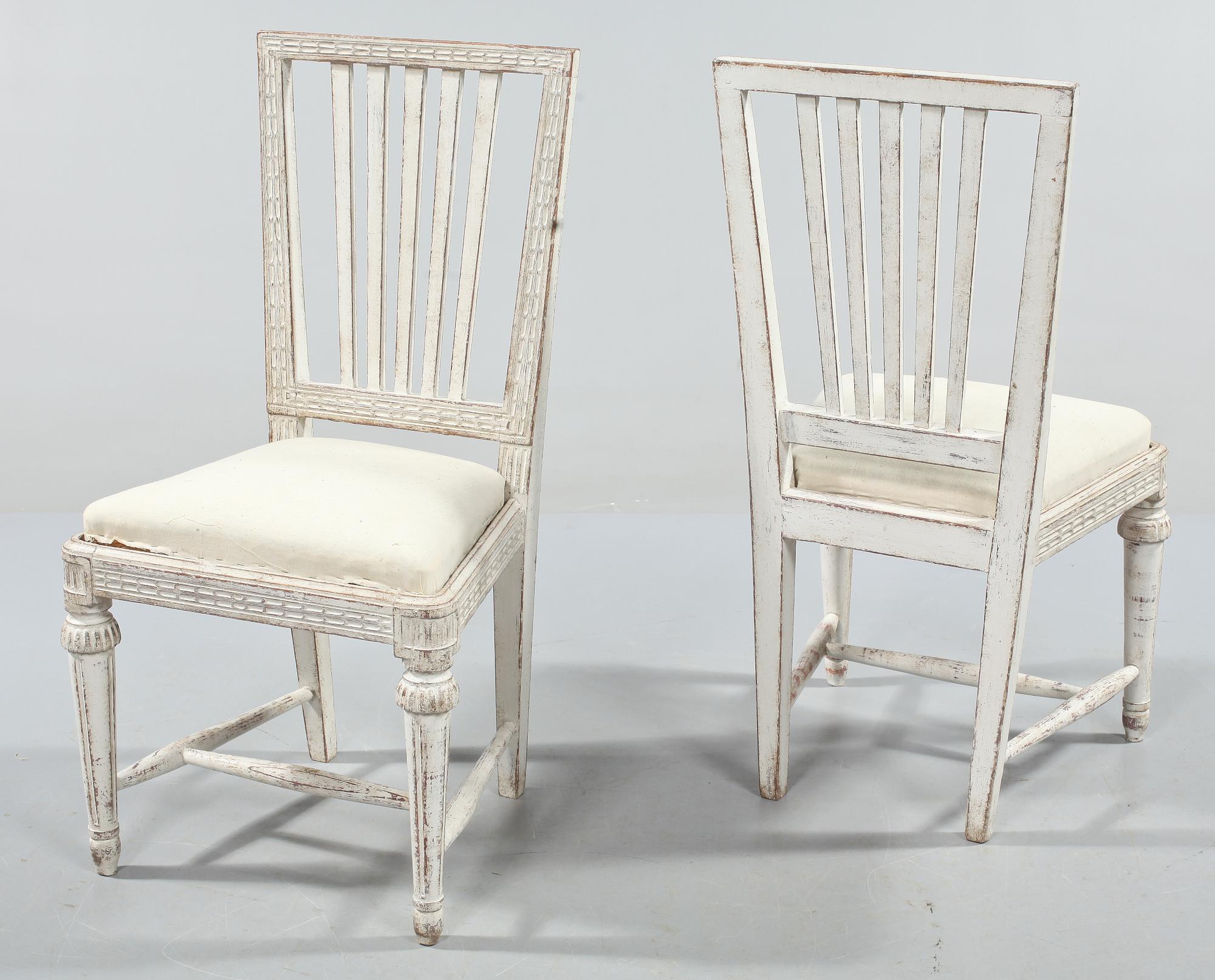 STOLAR, 3 st, gustaviansk stil, 1900-talets första del.