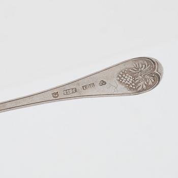 Twenty Swedish Silver Tea- and Coffee Spoons, 19th century.
