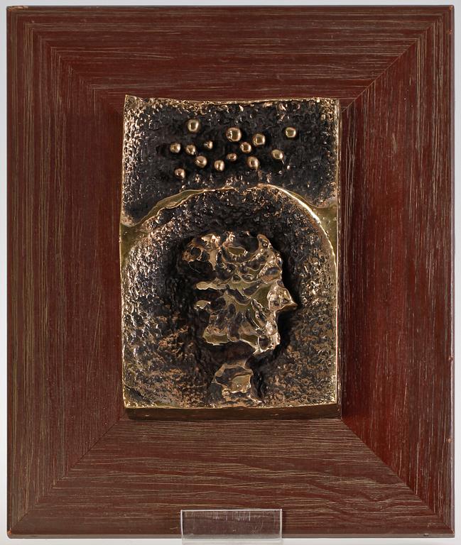 JAMES COIGNARD, relief i brons, numr 7/60.