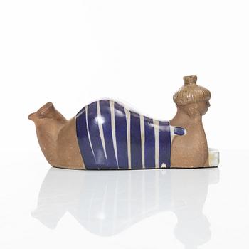 Lisa Larson, figurin, stengods, "Beata", Gustavsberg.