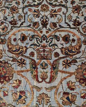 SEMIANTIK SILKE KESHAN SOUF (i relief). 197,5 x 132 cm.