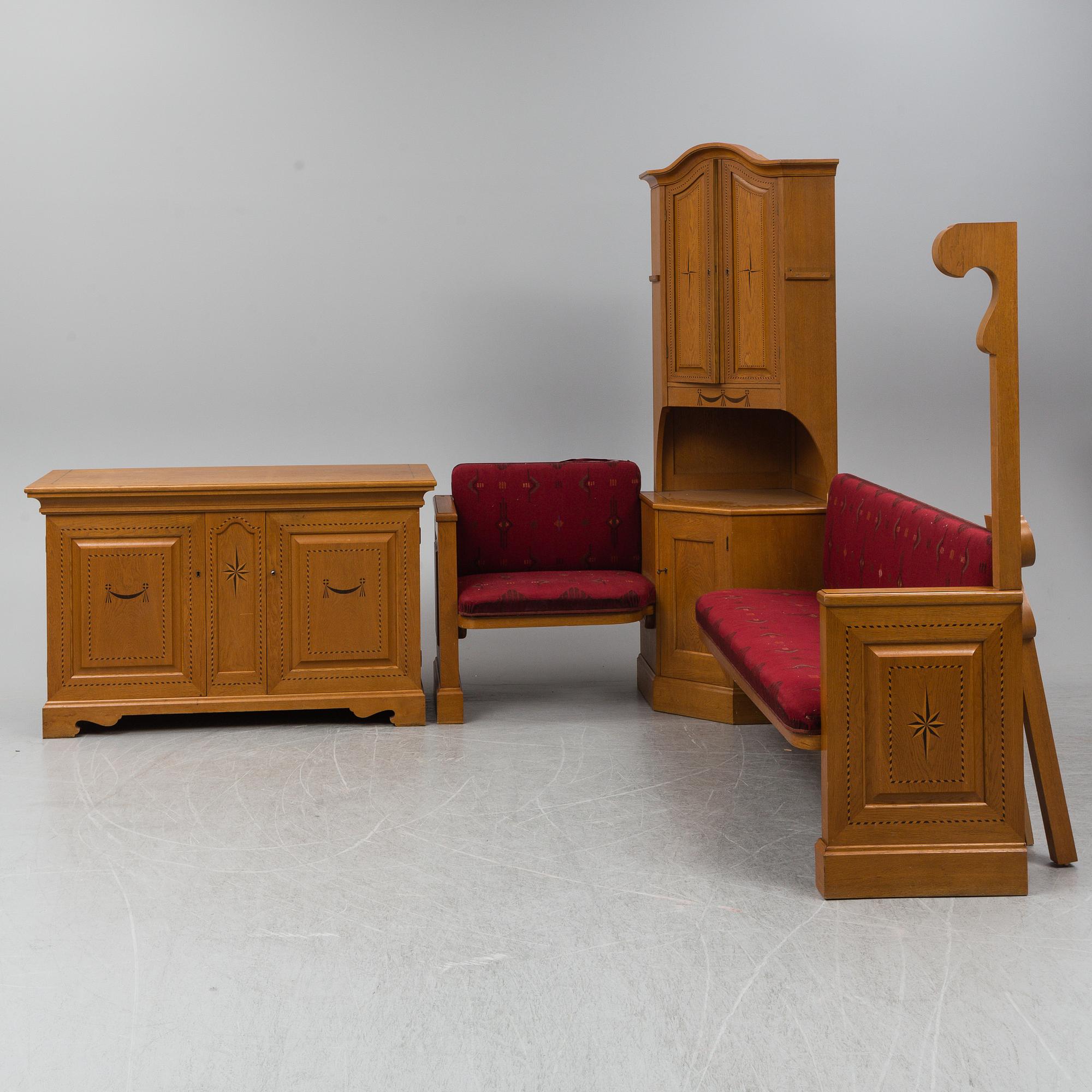 CARL MALMSTEN, furniture, 20th Century.,