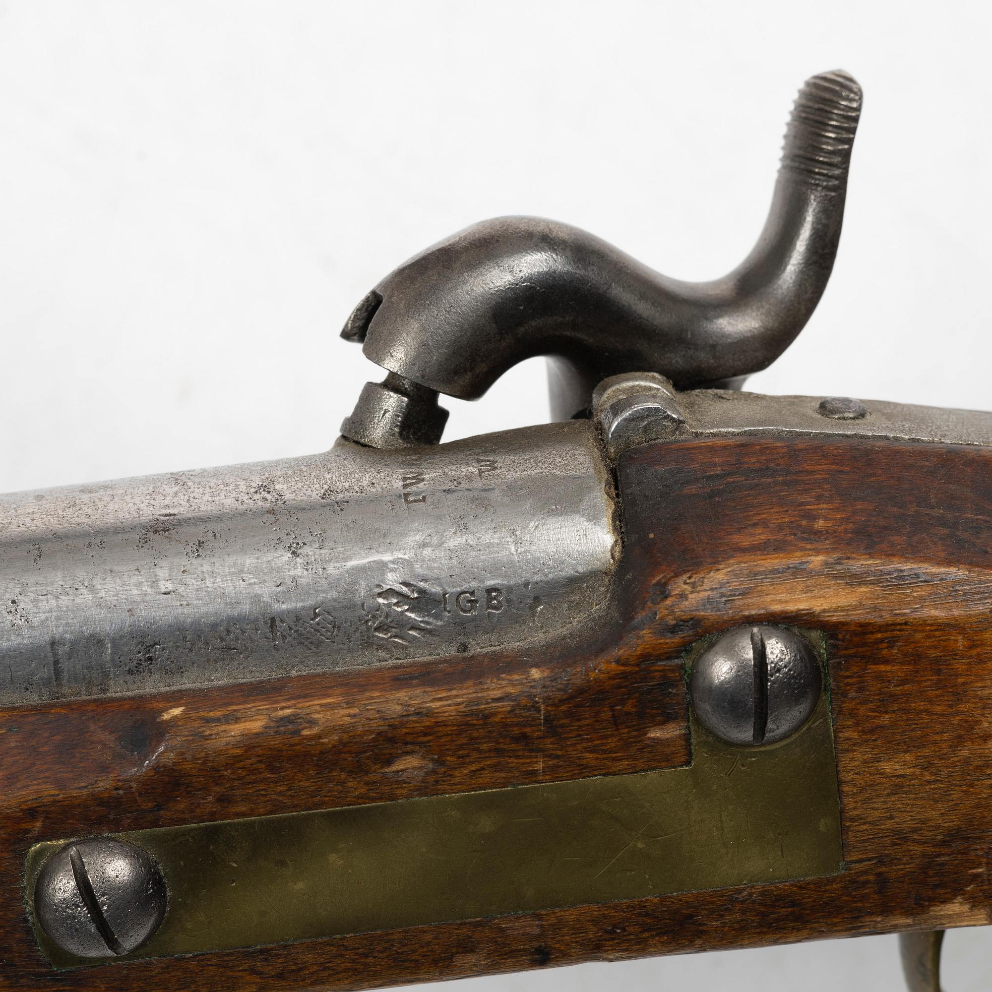 Slaglåspistol, svensk, m/1820-49 flankör.