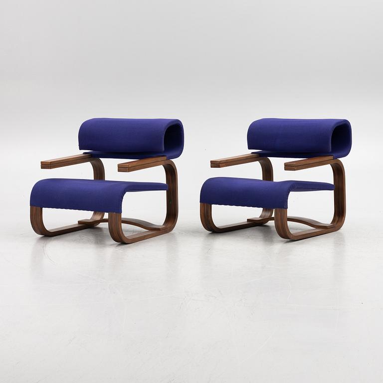 Jan Bocan, a pair of easy chairs, Thonet, made for the Czechoslovakian Embassy, Stockholm 1972.