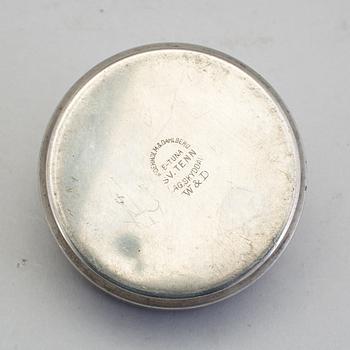 A 1930s/40s pewter box from Widerholm & Dahlberg, Eskilstuna.