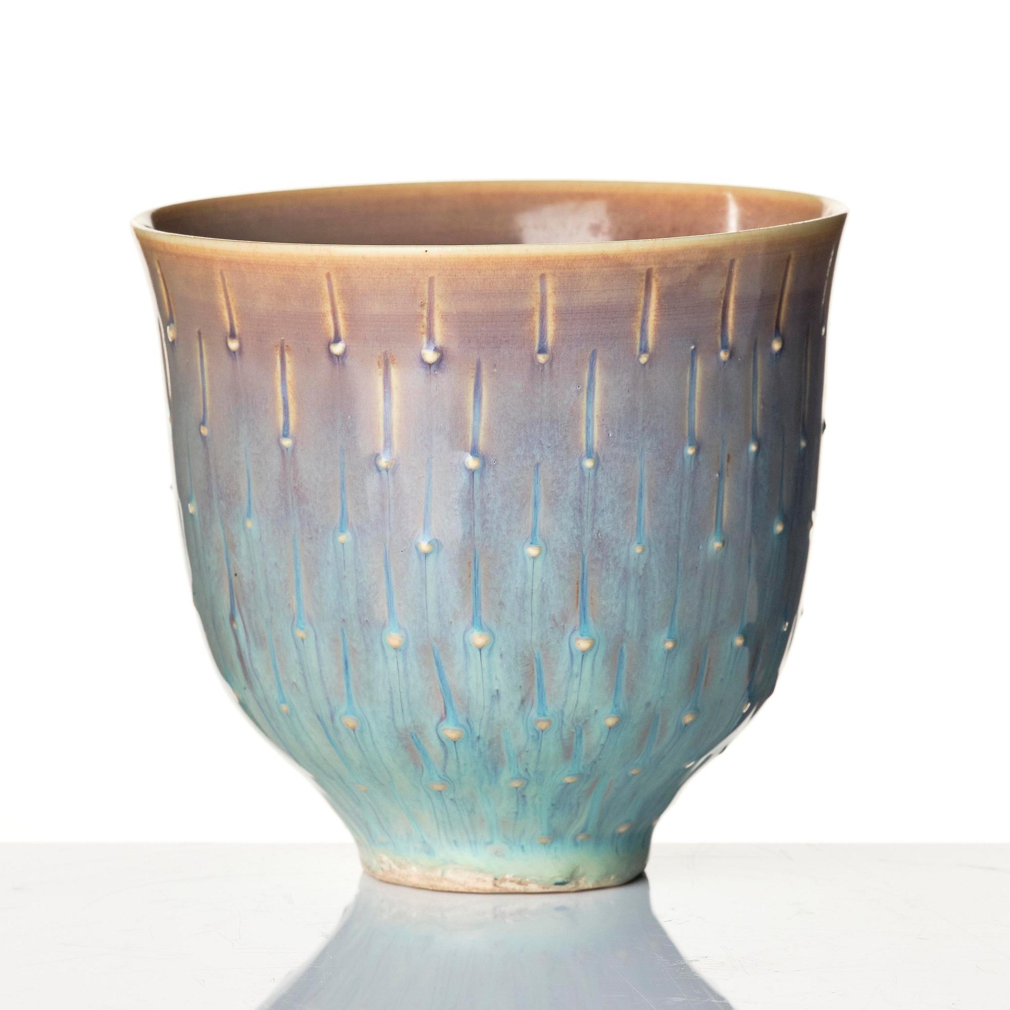 Stig Lindberg, a stoneware vase, Gustavsberg Studio 1944.