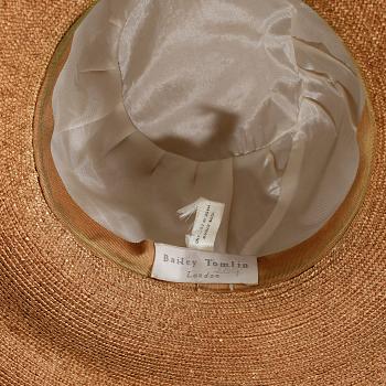 A summer hat by Bailey Tomlin, London.