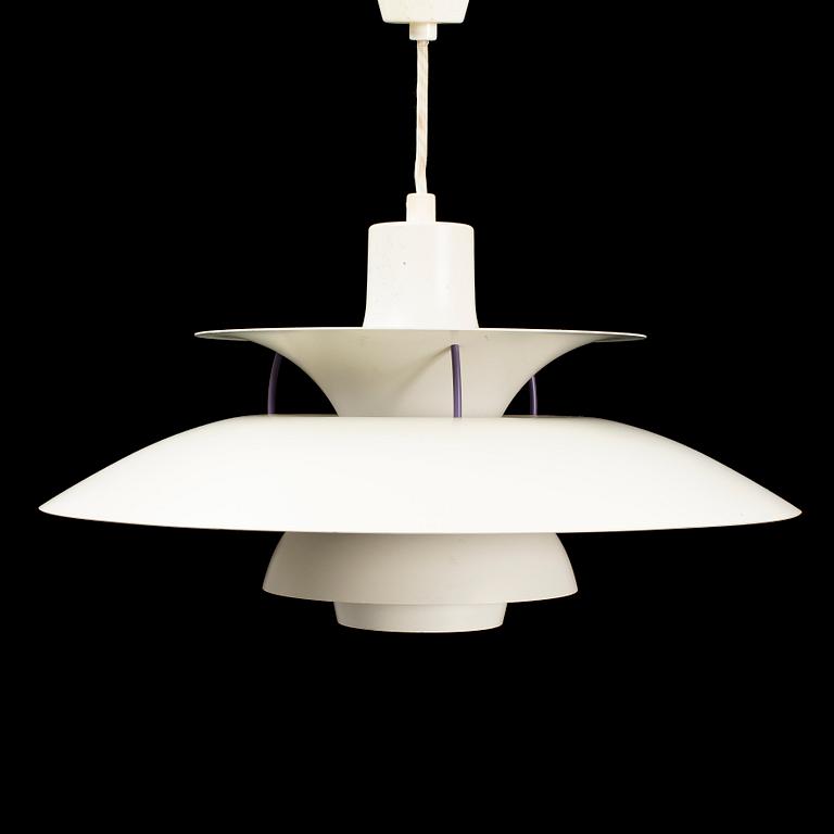 POUL HENNINGSEN, taklampa, "PH- 5", Louis Poulsen, Danmark, 1900-talets andra hälft.
