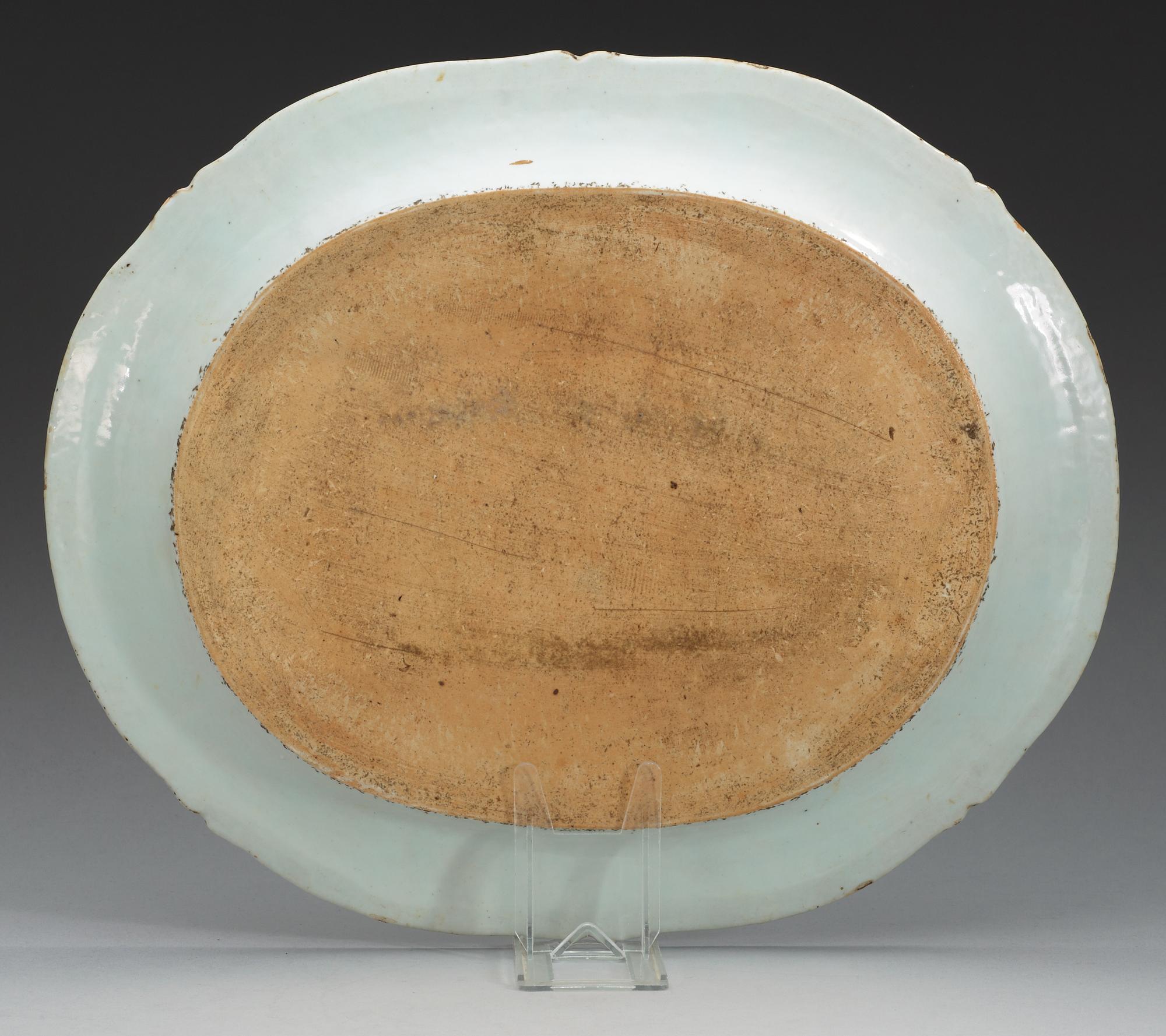 An 'European Subject' famille rose serving dish, Qing dynasty, Qianlong (1736-95).