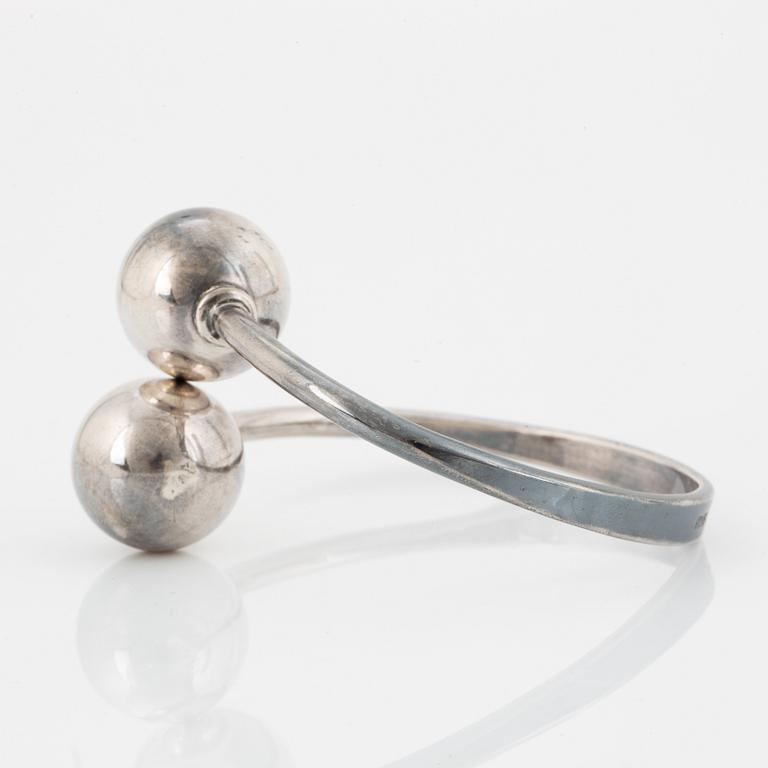 ULF SANDBERG, bangle, silver, K&EC Göteborg 1967.